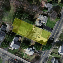 551 Parker St, Newton MA 02459-2973 aerial view