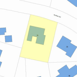 19 Farina Rd, Newton MA  02459-2833 plot plan
