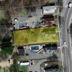 377 Lexington St, Newton MA  02466-1515 aerial view