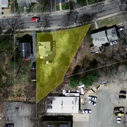 284 Webster St, Newton MA 02466-2106 aerial view
