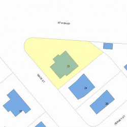 20 Wade St, Newton MA  02461-1715 plot plan