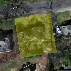 22 Caroline Park, Newton MA 02468-1102 aerial view