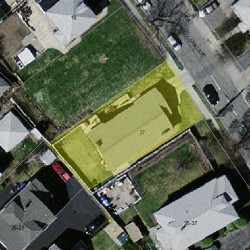 27 Colonial Ave, Newton MA 02460-1214 aerial view
