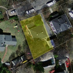 36 Oak Ter, Newton MA  02461-1409 aerial view