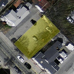 248 Adams St, Newton MA  02458-1204 aerial view