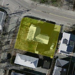 234 Church St, Newton MA 02458-1903 aerial view