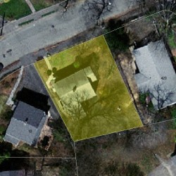 10 Day St, Newton MA 02466-2907 aerial view