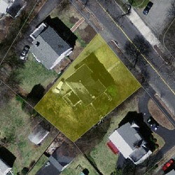 350 Woodward St, Newton MA 02468-2022 aerial view