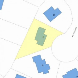 27 Buswell Park, Newton MA 02458-2304 plot plan
