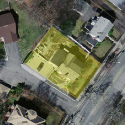 1457 Centre St, Newton MA 02459-2469 aerial view