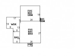21 Larchmont Ave, Newton MA 02468-2033 floor plan
