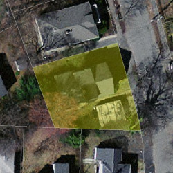 45 Aberdeen St, Newton MA  02461-1801 aerial view