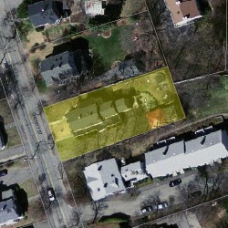 384 Cherry St, Newton MA 02465-1832 aerial view