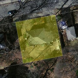 54 Hillside Rd, Newton MA  02461-1451 aerial view