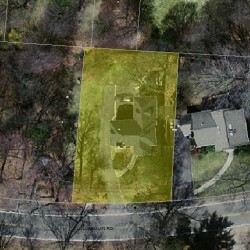 342 Quinobequin Rd, Newton MA 02468-2104 aerial view