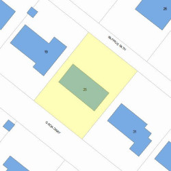 25 Kappius Path, Newton MA 02459-3712 plot plan