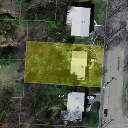 19 Andrew St, Newton MA 02461-2101 aerial view