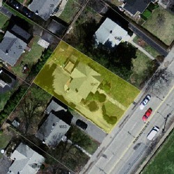 1647 Washington St, Newton MA 02465-2229 aerial view