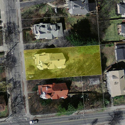 112 Harvard St, Newton MA 02460-2232 aerial view