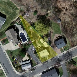 91 Pine St, Newton MA  02466-1301 aerial view
