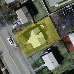 1238 Walnut St, Newton MA 02461-1829 aerial view