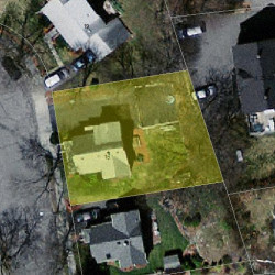 15 Ohio Ave, Newton MA 02464-1320 aerial view