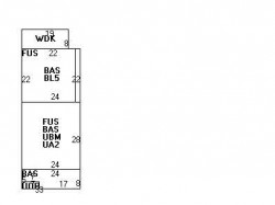 32 Orris St, Newton MA  02466-1312 floor plan