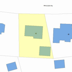 48 Nehoiden Rd, Newton MA 02468-1924 plot plan