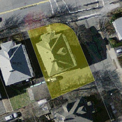 248 Watertown St, Newton MA  02458-1346 aerial view