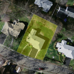 21 Levbert Rd, Newton MA 02459-3008 aerial view