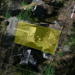 44 Jameson Rd, Newton MA  02458-2601 aerial view