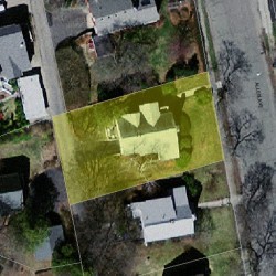 11 Allen Ave, Newton MA 02468-1715 aerial view