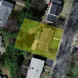 119 Wendell Rd, Newton MA 02459-2946 aerial view