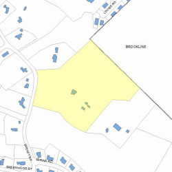 246 Dudley Rd, Newton MA 02459-2828 plot plan