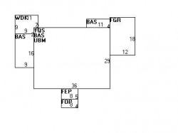 121 Claremont St, Newton MA 02458-1927 floor plan