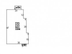 91 Pine St, Newton MA  02466-1301 floor plan
