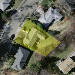 95 Rosalie Rd, Newton MA 02459-3129 aerial view