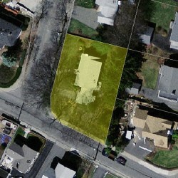 5 Cappy Cir, Newton MA  02465-1204 aerial view