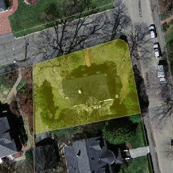 79 Prince St, Newton MA 02465-2632 aerial view