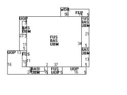 223 Park St, Newton MA  02458-2312 floor plan