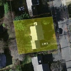 41 Sheldon Rd, Newton MA 02459-2737 aerial view