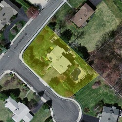 10 Patten Cir, Newton MA 02459-2921 aerial view