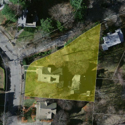 44 Ballard St, Newton MA 02459-1251 aerial view