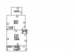 21 Studio Rd, Newton MA 02466-2808 floor plan