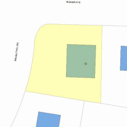 50 Parker Ave, Newton MA 02459-2662 plot plan