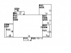 54 Bishopsgate Rd, Newton MA 02459-2031 floor plan