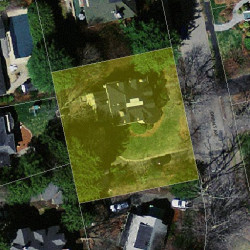 33 Orient Ave, Newton MA  02459-1425 aerial view