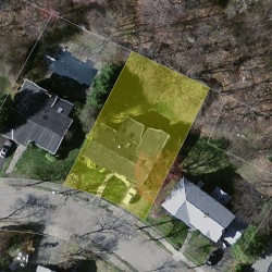 37 Fox Hill Rd, Newton MA  02459-3026 aerial view