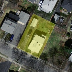 62 Underwood Ave, Newton MA  02465-1024 aerial view