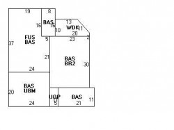 98 Clifton Rd, Newton MA 02459-3147 floor plan